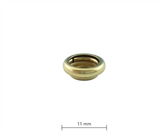 PRESS STUD MINI DU GILT (BRASS) SOCKET PER 1000