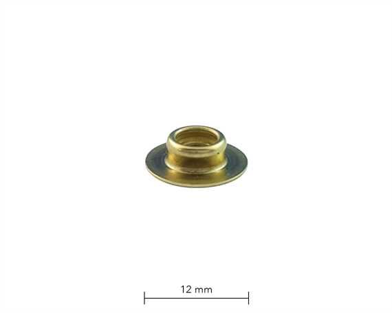 PRESS STUD MINI DU GILT (BRASS) STUD PER 1000
