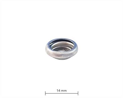 PRESS STUD LARGE DU STAINLESS STEEL SOCKET PER 1000