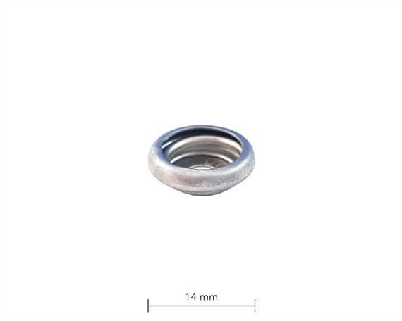 PRESS STUD LARGE DU STAINLESS STEEL SOCKET PER 1000