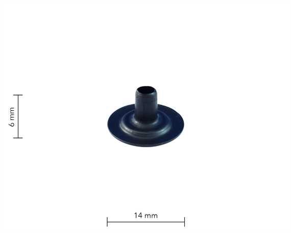 PRESS STUD LARGE DU BLACK EYELET PER 1000