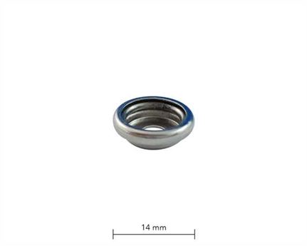 PRESS STUD LARGE DU NICKEL SOCKET PER 1000