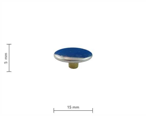 PRESS STUD LARGE DU NICKEL TOP PER 1000