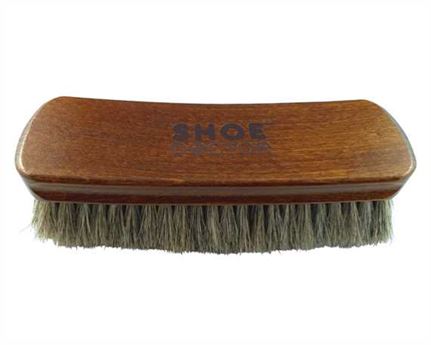  SHOE DOCTOR SHOE BRUSH HORSE HAIR JUMBO SIZE with WOODEN HANDLE