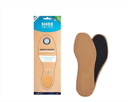  SHOE DOCTOR LEATHER FULL INSOLE SIZE 43 EXQUISIT CARBON ACTIVATED 