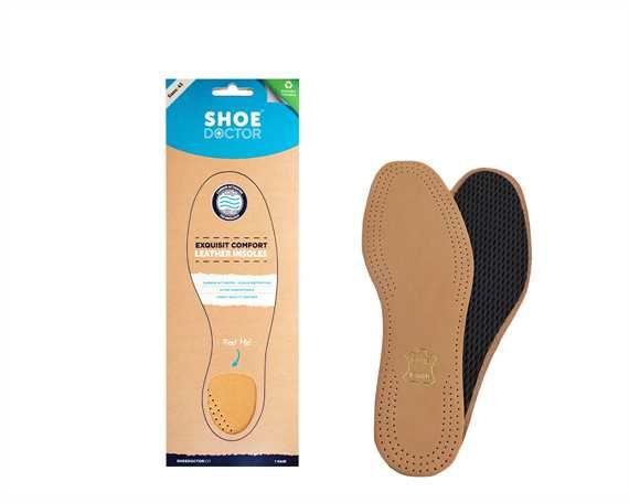  SHOE DOCTOR LEATHER FULL INSOLE SIZE 43 EXQUISIT CARBON ACTIVATED 
