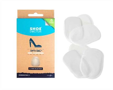  SHOE DOCTOR OPTI-GEL HEEL CUSHIONS (2 PR PACK)