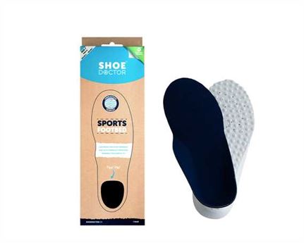  SHOE DOCTOR INSOLE SPORTS FOOTBED SIZE EURO 41 (AUS 7) CARBON ACTIVATED (PAIR)