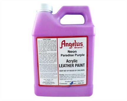 ANGELUS ACRYLIC PAINT NEON PARADISE PURPLE (1 QRT) 946ML