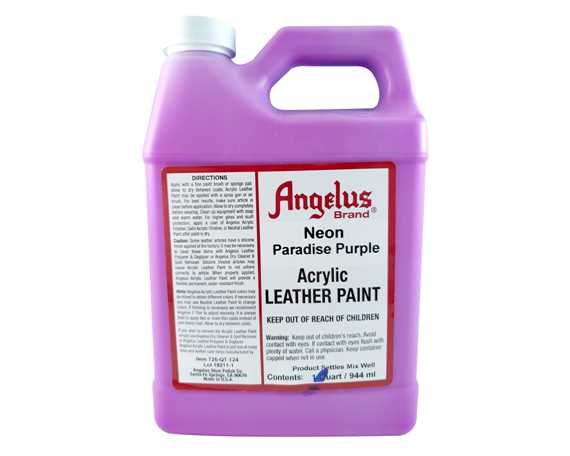ANGELUS ACRYLIC PAINT NEON PARADISE PURPLE (1 QRT) 946ML