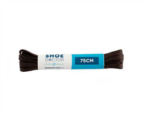  SHOE DOCTOR 75CM LACE FLAT THIN SEMI-WAX BROWN
