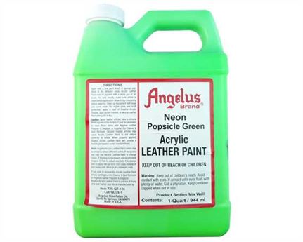 ANGELUS ACRYLIC PAINT NEON POPSICLE GREEN (1 QRT) 946ML