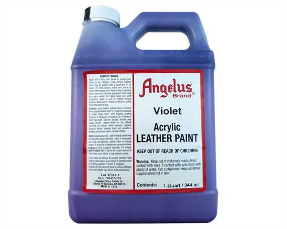 ANGELUS ACRYLIC PAINT VIOLET #178 (1 QRT) 946ML