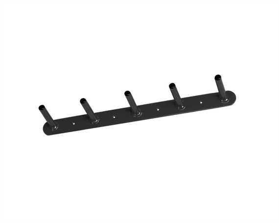 STUBBS GENERAL RACK 5 HOOK BLACK