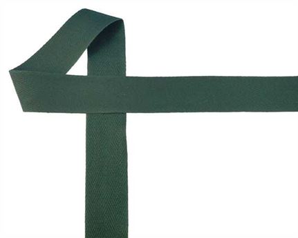 WEBBING BINDING COTTON (PER L/MTR) GREEN 38MM