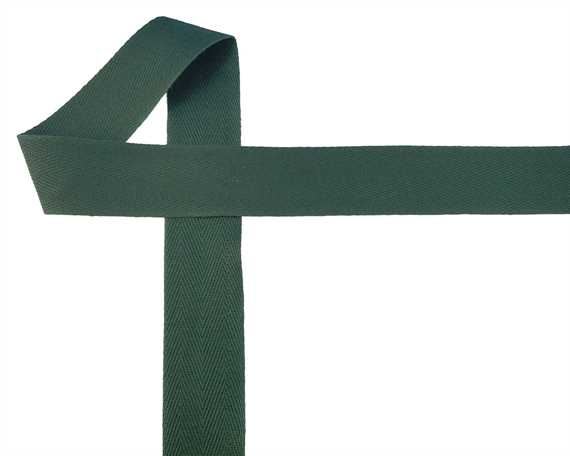 WEBBING BINDING COTTON (PER L/MTR) GREEN 38MM