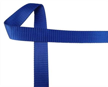 WEBBING POLYESTER BLUE 32MM (PER L/MTR)