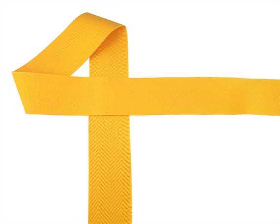 WEBBING BINDING COTTON (PER L/MTR) GOLD Y04 50MM