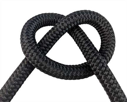 ROPE MARINE DOUBLE BRAID 16MM (PER L/MTR) SOLID BLACK