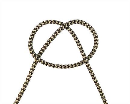 ROPE MARINE DOUBLE BRAID (PER L/MTR) 6MM BEIGE/BROWN ZIGZAG