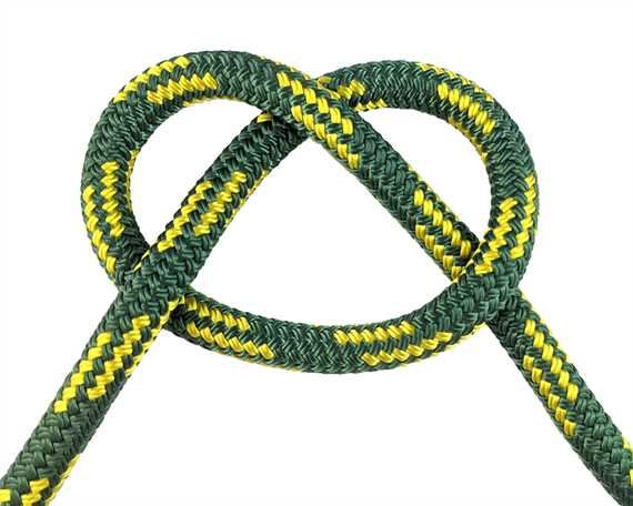 ROPE EQUI-TUFF DOUBLE BRAID (PER L/MTR) 12MM GREEN/GOLD