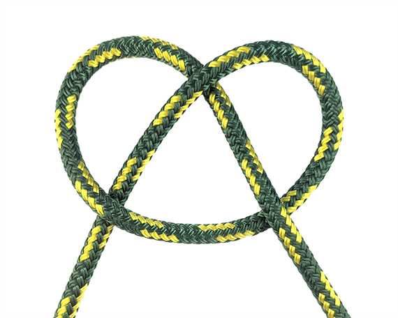 ROPE EQUI-TUFF DOUBLE BRAID (PER L/MTR) 8MM GREEN/GOLD