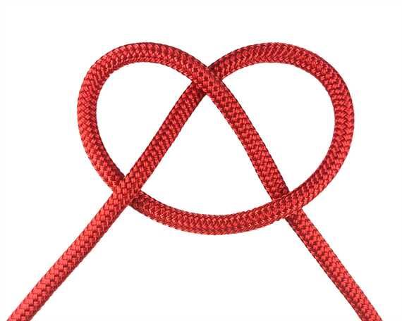 ROPE MARINE DOUBLE BRAID (PER L/MTR) 8MM SOLID RED