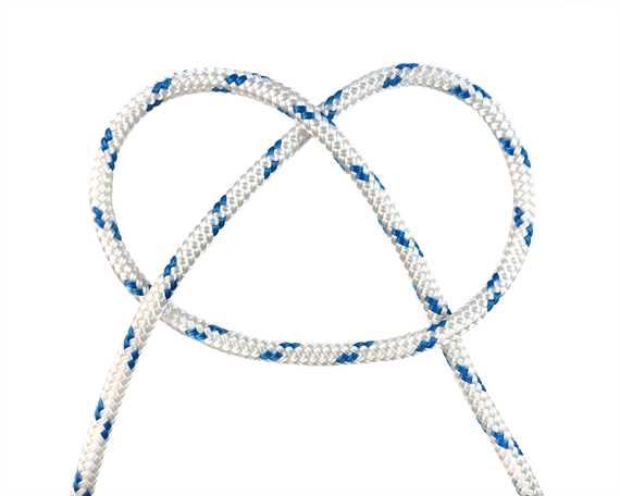 ROPE MARINE DOUBLE BRAID (PER L/MTR) 6MM WHITE - VARIOUS FLECK