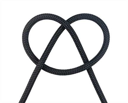 ROPE MARINE DOUBLE BRAID 10MM (PER L/MTR) SOLID BLACK