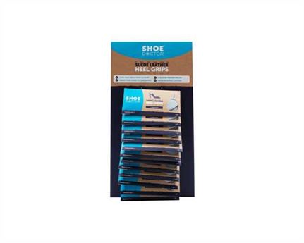  SHOE DOCTOR SLIP SUEDE HEEL GRIPS CARD (25 pair per card)
