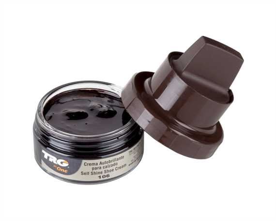  TRG SELF SHINE SHOE CREAM KIT 50 ml. # 106 DARK BROWN
