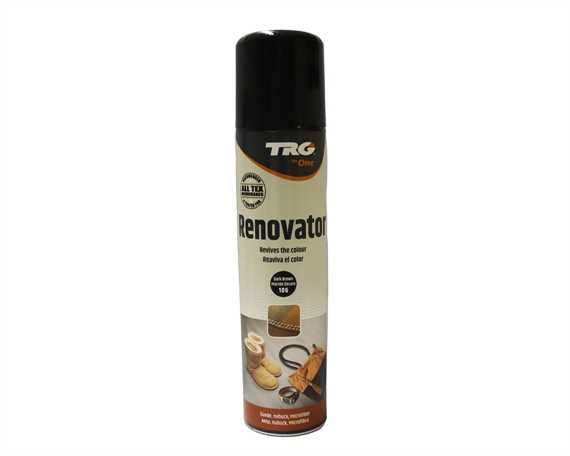  TRG SUEDE & NUBUCK DARK BROWN RENOVATOR SPRAY 250 ml. # 106