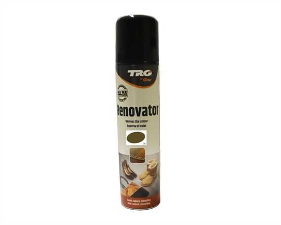  TRG SUEDE & NUBUCK OLIVE GREEN RENOVATOR SPRAY 250 ml. # 134