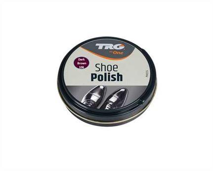  TRG SHOE POLISH TIN 100 ml. # 106 DARK BROWN