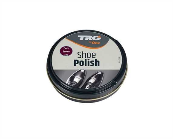  TRG SHOE POLISH TIN 100 ml. # 106 DARK BROWN