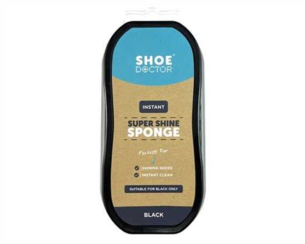  SHOE DOCTOR INSTANT SUPERSHINE SPONGE COLOUR BLACK