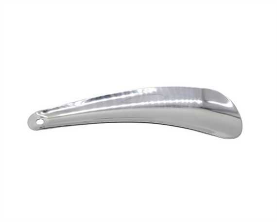 METAL SHOE HORN SHORT 15CM NICKEL PLATED