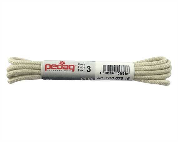 PEDAG LACES 75CM ROUND GREY/BEIGE
