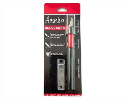 ANGELUS DETAIL KNIFE #2 WITH 5 SPARE BLADES