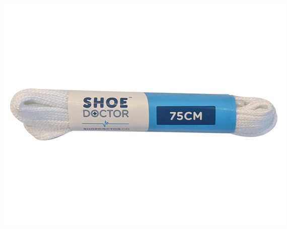  SHOE DOCTOR 75CM FINE FLAT LACE WHITE