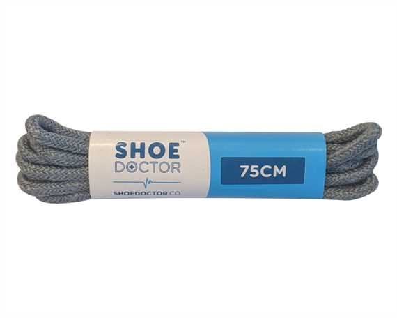  SHOE DOCTOR 75CM FINE ROUND LACE GREY