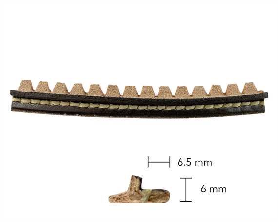 RANDING 123 BLACK LEATHER, WHITE STITCH (MT)
