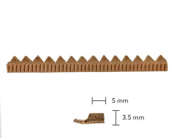 RANDING EMBOSSED LEATHER NATURAL,NOT COLOURED (MT)