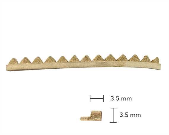 RANDING PLAIN 3MM LEATHER NATURAL(MT)