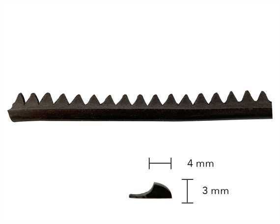 RANDING RUBBER LADIES FINE BROWN #1600 (MT)