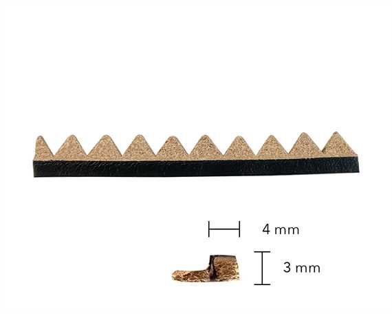 RANDING 958 PLAIN 3MM LEATHER BLACK (MT)