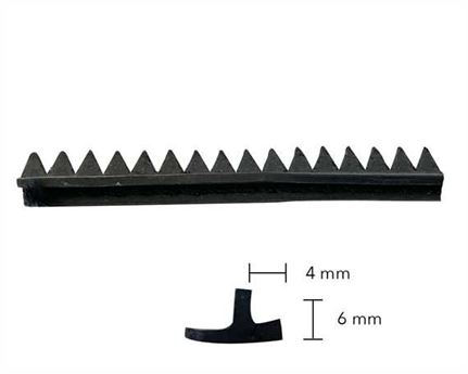 RANDING RUBBER MENS #1001 BLACK WITH BLACK STITCH
