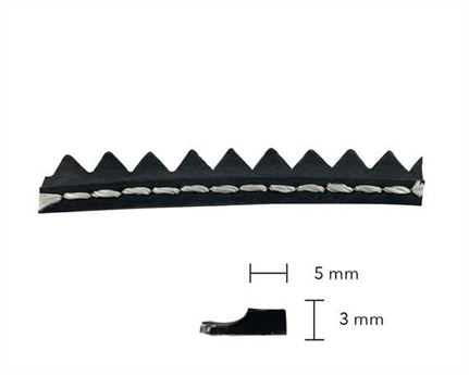 RANDING RUBBER MENS #1004 BLACK with WHITE STITCHING