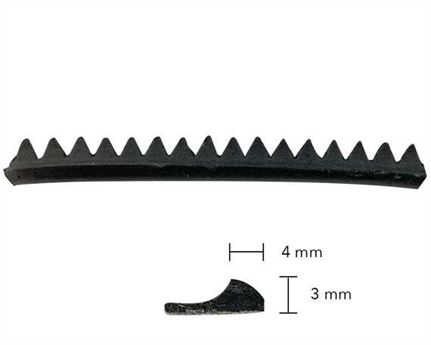 RANDING RUBBER LADIES FINE BLACK #1600 (MT)