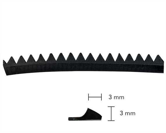 RANDING RUBBER BLACK  #1602 (MT) 